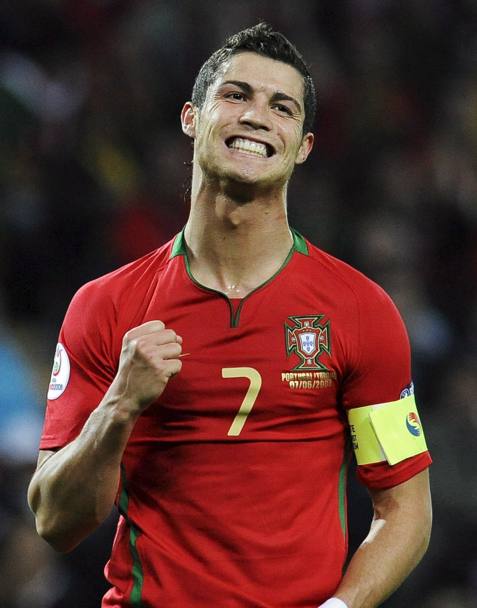 Il portoghrse Cristiano Ronaldo è esploso in Inghilterra, proprio con la maglia numero sette del Manchester United tra il 2003 e il 2009 (Ansa)